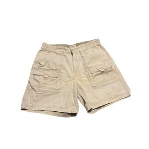 St. Johns Bay Cargo Shorts Mens 34 Khaki